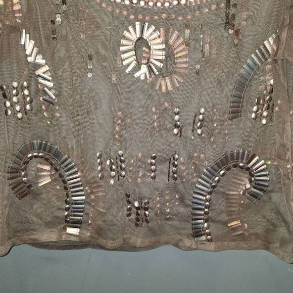 Bar III SHEER TOP  - Picture 4 of 6